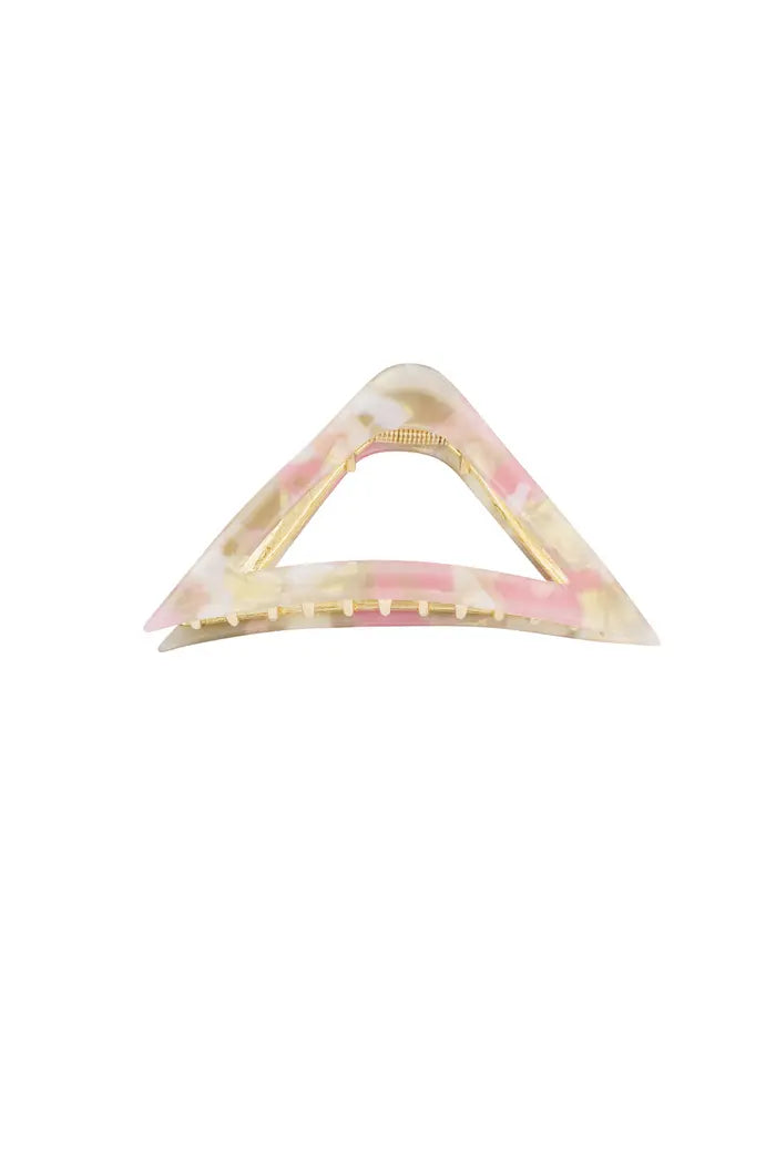 Triangle haarclip - roze